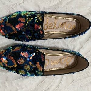 Sam Edelman Sequin Loafers - Multicolor